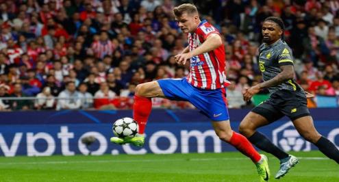 سورولوث الضحية.. سيميوني يعدل تشكيل أتلتيكو مدريد بعد الخسارة من ليل